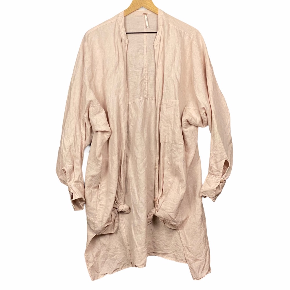 Free People Cardigan Wrap Kimono Tie Top